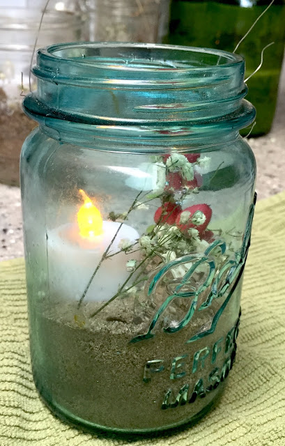 mason jar candle